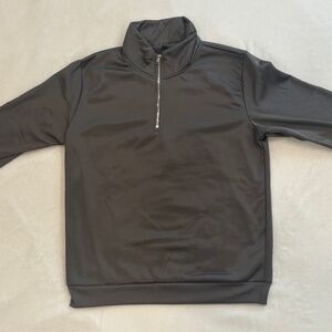 Shein Men's Grey Quarter Zip